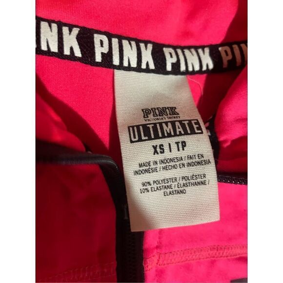 Womens Victoria Secrets PINK Halp Zip Shirt SZ XS - Picture 8 of 16